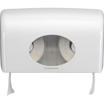 Dispensador de papel higiénico Aquarius 6992 - Rollo doble, blanco Dispensador de papel higiénico Aquarius 6992 - Rollo doble, blanco