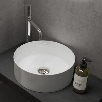 Doporro Brüssel203 Lavabo redondo de cerámica - Aseo invitados Doporro Brüssel203 Lavabo redondo de cerámica - Aseo invitados