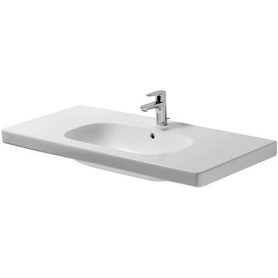 Lavabo Duravit D-CODE 1050x480mm Blanco - Moderno, Rectangular, Diseño Sieger Lavabo Duravit D-CODE 1050x480mm Blanco - Moderno, Rectangular, Diseño Sieger