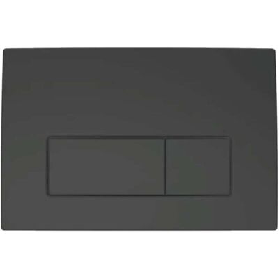 Botón de doble descarga Geberit Delta 50 - Negro mate - 24.6x16.4cm Botón de doble descarga Geberit Delta 50 - Negro mate - 24.6x16.4cm