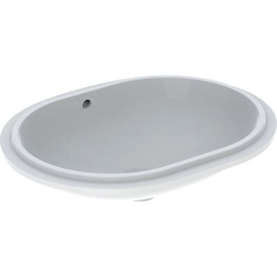 Lavabo de encimera elliptico VariForm de Keramag - 550x400mm - Blanco Lavabo de encimera elliptico VariForm de Keramag - 550x400mm - Blanco