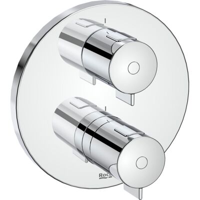 Roca - Grifo Termostático Empotrable Para Baño-ducha (2 Vías) T-500 Roca - Grifo Termostático Empotrable Para Baño-ducha (2 Vías) T-500