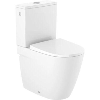 Inodoro Completo Ona Compact Rimless Con Asiento Y Tapa Amortiguada Roca Inodoro Completo Ona Compact Rimless Con Asiento Y Tapa Amortiguada Roca