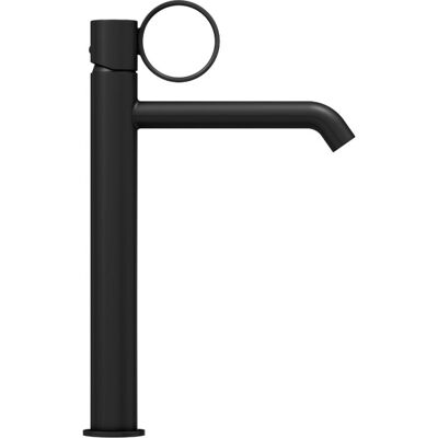 Jacob Delafon - Mezclador Alto De Lavabo Vivienne Negro Mate Con Aro Negro Mate Jacob Delafon - Mezclador Alto De Lavabo Vivienne Negro Mate Con Aro Negro Mate