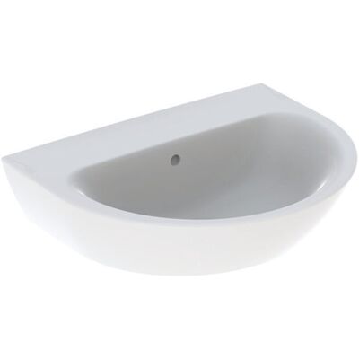 Lavabo Blanco Geberit Renova - 60x48 cm, Sin Agujero Lavabo Blanco Geberit Renova - 60x48 cm, Sin Agujero