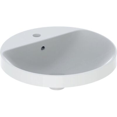 Keramag - Lavabo empotrado VariForm redondo 480mm Blanco - Lavabo de baño Keramag - Lavabo empotrado VariForm redondo 480mm Blanco - Lavabo de baño
