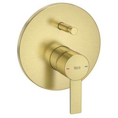 Mezclador Monomando Empotrable Baño-ducha Targa Rocabox Oro Cepillado Mezclador Monomando Empotrable Baño-ducha Targa Rocabox Oro Cepillado