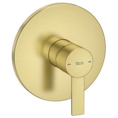 Mezclador Monomando Empotrable Baño Ó Ducha Targa Rocabox Oro Cepillado Mezclador Monomando Empotrable Baño Ó Ducha Targa Rocabox Oro Cepillado