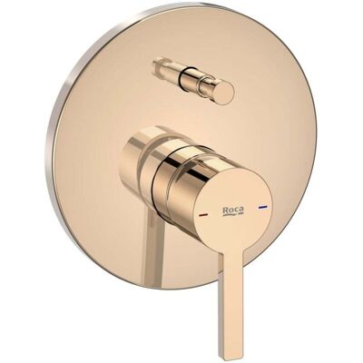 Roca - A5a0b96rg0 Naia Grifo Monomando Empotrable Para Baño-ducha Con Inversor Automático Oro Rosa - Ref: A5a0b96rg0 Roca - A5a0b96rg0 Naia Grifo Monomando Empotrable Para Baño-ducha Con Inversor Automático Oro Rosa - Ref: A5a0b96rg0