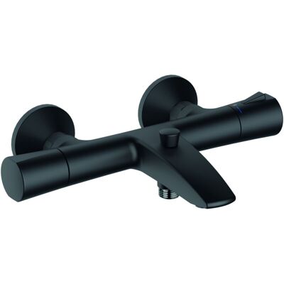 Mezclador termostático para bañera Kludi ZENTA SL - Negro mate Mezclador termostático para bañera Kludi ZENTA SL - Negro mate
