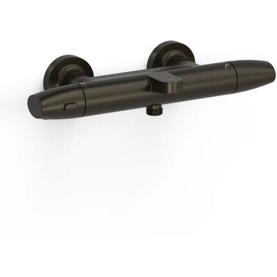 Tres Bronce Negro Sobre-Wall Grifo Termostático para Bañera y Ducha Tres Bronce Negro Sobre-Wall Grifo Termostático para Bañera y Ducha