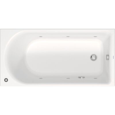 Duravit D-Neo Bañera de hidromasaje rectangular - Blanco - 1500x750mm Duravit D-Neo Bañera de hidromasaje rectangular - Blanco - 1500x750mm