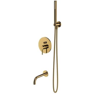 OMNIRES Grifo Mezclador Mecánico Oro Para Grifo De Ducha Empotrado OMNIRES Grifo Mezclador Mecánico Oro Para Grifo De Ducha Empotrado