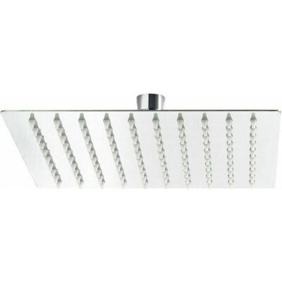 ABYSSE Cabezal De Ducha Cuadrado De 30x30 Cm Con Efecto Lluvia. Acero Inoxidable. ABYSSE Cabezal De Ducha Cuadrado De 30x30 Cm Con Efecto Lluvia. Acero Inoxidable.