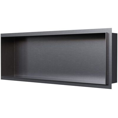 Bernstein - Nt206010X - Gun metal - 20x60x10 cm - Nicho de pared Bernstein - Nt206010X - Gun metal - 20x60x10 cm - Nicho de pared