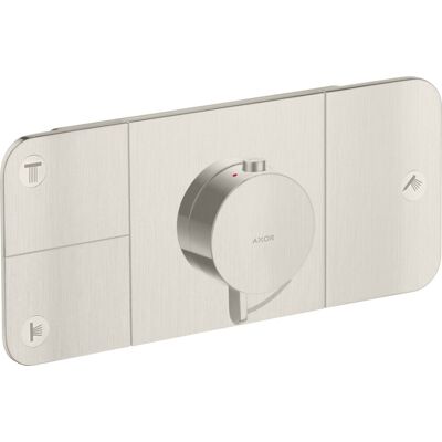 Hansgrohe Axor One Kit Termostático - Acero Inoxidable, 3 Salidas Hansgrohe Axor One Kit Termostático - Acero Inoxidable, 3 Salidas