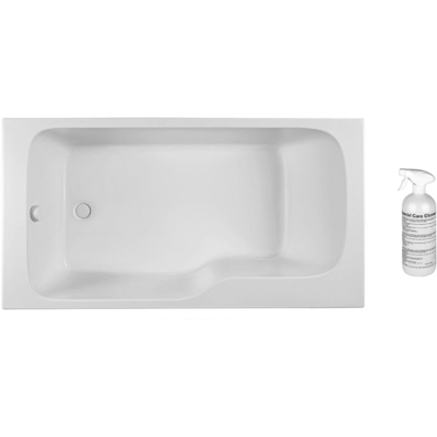Jacob Delafon - Malice Bañera Ducha Antideslizante + Limpiafondos 170 X 90 Versión Izquierda Jacob Delafon - Malice Bañera Ducha Antideslizante + Limpiafondos 170 X 90 Versión Izquierda