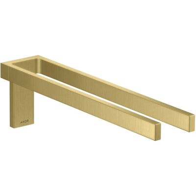 Toallero Universal Rectangular AXOR de Hansgrohe - Latón cepillado - 380mm Toallero Universal Rectangular AXOR de Hansgrohe - Latón cepillado - 380mm