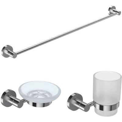 Jacob Delafon - EO Classique - Jabonera Classic - Portavasos Toallero Classic - Set de Accesorios de Baño Jacob Delafon - EO Classique - Jabonera Classic - Portavasos Toallero Classic - Set de Accesorios de Baño