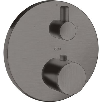 Hansgrohe Axor Uno Termostato Empotrado - 2 Consumidores - Cromo Negro Cepillado Hansgrohe Axor Uno Termostato Empotrado - 2 Consumidores - Cromo Negro Cepillado