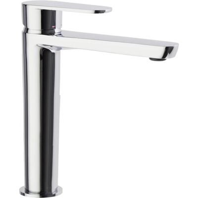 Ramon Soler - Grifo de lavabo alto cromado con sistema S2 de ahorro de agua - Serie Alexia Ramon Soler - Grifo de lavabo alto cromado con sistema S2 de ahorro de agua - Serie Alexia