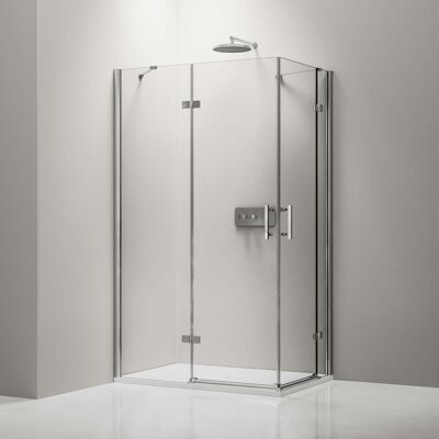 Esquina de ducha de vidrio Bernstein DX407 - Ancho ajustable Esquina de ducha de vidrio Bernstein DX407 - Ancho ajustable