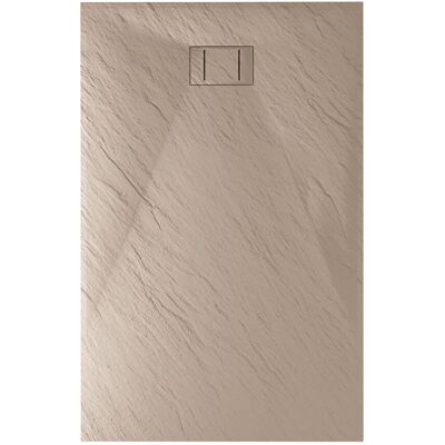 IDRALITE Plato De Ducha Ceniciento Efecto Piedra Mod. Blend 80x90 Cm Rectangular IDRALITE Plato De Ducha Ceniciento Efecto Piedra Mod. Blend 80x90 Cm Rectangular