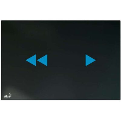 Alcaplast Alca - Botón De Control De Descarga Sin Contacto, Cristal/negro Night Light-2 Alcaplast Alca - Botón De Control De Descarga Sin Contacto, Cristal/negro Night Light-2