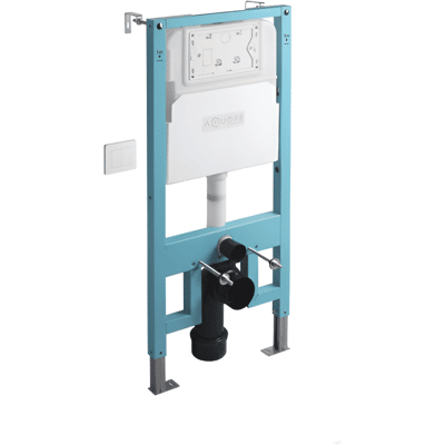 AQUORE Mecanismo Universal Pureflux Para Inodoros Suspendidos Con Pulsador Cromado AQUORE Mecanismo Universal Pureflux Para Inodoros Suspendidos Con Pulsador Cromado