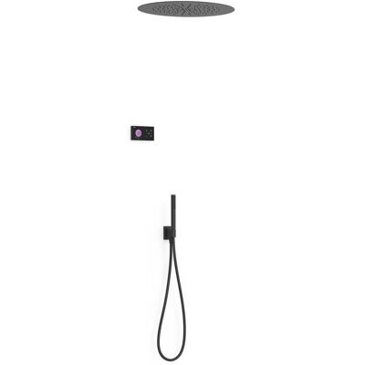 Tres 09288557nm Shower Technology Kit Grifo Termostático Electrónico Empotrado 2 Vías Shower Technology Para Ducha Negro Mate - Ref: 09288557nm Tres 09288557nm Shower Technology Kit Grifo Termostático Electrónico Empotrado 2 Vías Shower Technology Para Ducha Negro Mate - Ref: 09288557nm