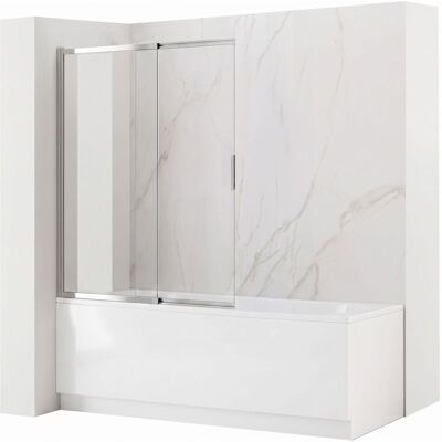 Rea Mampara De Bañera Corredera Dario Chrome 80 Rea Mampara De Bañera Corredera Dario Chrome 80