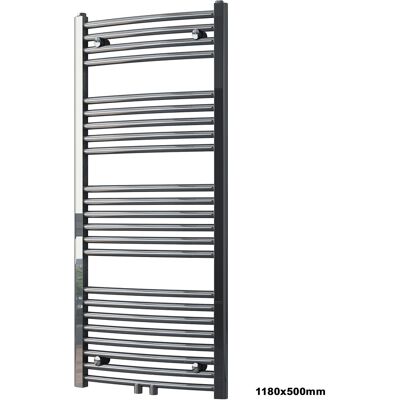 Bernstein Radiador de Pared Curvo R20C - Cromo - 118cm Bernstein Radiador de Pared Curvo R20C - Cromo - 118cm