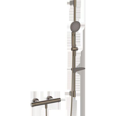 Sistema de Ducha Hansa Prisma - Termostato - Montaje en Pared - 970mm - Bronce Cepillado Sistema de Ducha Hansa Prisma - Termostato - Montaje en Pared - 970mm - Bronce Cepillado