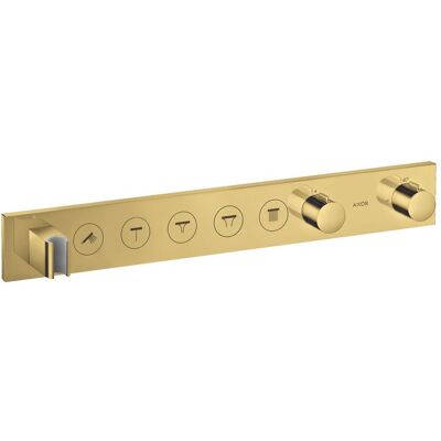 Hansgrohe Axor Módulo Termostático - Oro Pulido - 5 Salidas - ShowerSolutions Hansgrohe Axor Módulo Termostático - Oro Pulido - 5 Salidas - ShowerSolutions