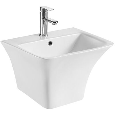 Lavabo Zento 53S de Aquore - Semipedestal Blanco Lavabo Zento 53S de Aquore - Semipedestal Blanco