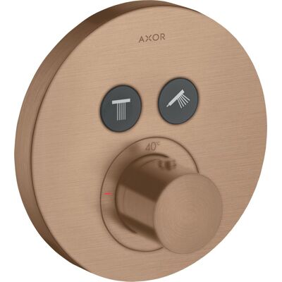 Hansgrohe Axor Starck Showerselect Termostato - Oro rojo cepillado - 2 consumidores Hansgrohe Axor Starck Showerselect Termostato - Oro rojo cepillado - 2 consumidores