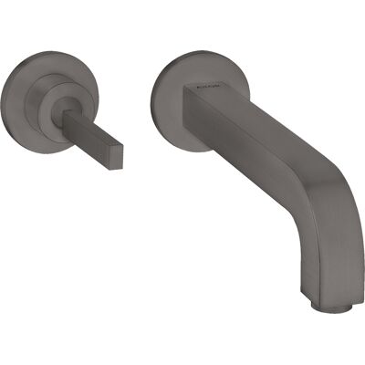 Hansgrohe AXOR Citterio Mezclador de lavabo empotrado - Cromo negro cepillado Hansgrohe AXOR Citterio Mezclador de lavabo empotrado - Cromo negro cepillado