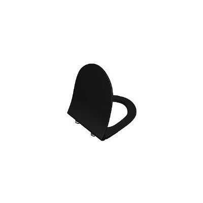 Vitra Sento Tapa Inodoro Ultrafina Con Cierre Amortiguado, Negro Mate (120-083r009) Vitra Sento Tapa Inodoro Ultrafina Con Cierre Amortiguado, Negro Mate (120-083r009)