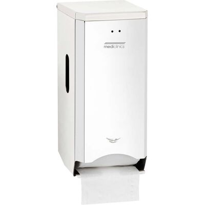 Pr2784c Dispensador De Papel Higiénico De Doble Rollo Para Montar En Pared Acabado Brillo En Acero Inox - Ref: Pr2784c - Mediclinics Pr2784c Dispensador De Papel Higiénico De Doble Rollo Para Montar En Pared Acabado Brillo En Acero Inox - Ref: Pr2784c - Mediclinics