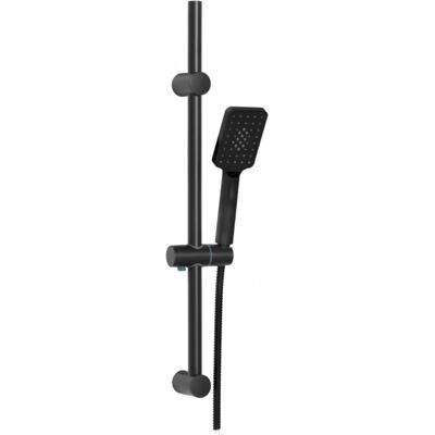 Conjunto de Ducha Invena Negro Mate - Ducha de Mano, 60cm, 3 Funciones Conjunto de Ducha Invena Negro Mate - Ducha de Mano, 60cm, 3 Funciones