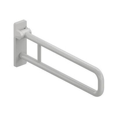 HEWI Barra de apoyo 801 - Asiento de inodoro, 750mm, gris antracita HEWI Barra de apoyo 801 - Asiento de inodoro, 750mm, gris antracita