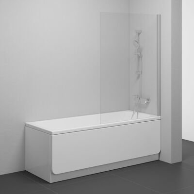 Ravak - Mampara de bañera fija - 140x80cm - Cromo mate Ravak - Mampara de bañera fija - 140x80cm - Cromo mate