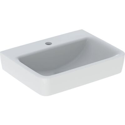 Lavabo suspendido Geberit Blanco - 50x38cm - Sin rebosadero - Diseño moderno Lavabo suspendido Geberit Blanco - 50x38cm - Sin rebosadero - Diseño moderno