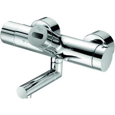 Schell Vitus Grifo infrarrojo para lavabo - Termostático, Batería, 210 mm Schell Vitus Grifo infrarrojo para lavabo - Termostático, Batería, 210 mm