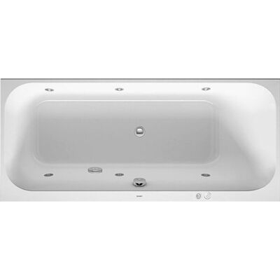 Bañera rectangular Duravit Happy D.2 1700x700mm con sistema hidromasaje Bañera rectangular Duravit Happy D.2 1700x700mm con sistema hidromasaje