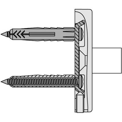 Soporte de pared Hewi - Series 950 y 802 Soporte de pared Hewi - Series 950 y 802