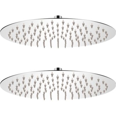 vidaXL Cabezal de ducha lluvia acero inoxidable 30 cm - Accesorio baño eficiente vidaXL Cabezal de ducha lluvia acero inoxidable 30 cm - Accesorio baño eficiente