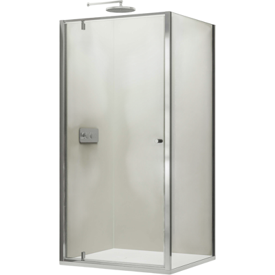 Cabina De Ducha Acristalada 6mm Cabina De Ducha Completa Mampara Rinconera Puertas Plegables - Nt604 Flex - 100cm, 80cm, Cromo - Bernstein Cabina De Ducha Acristalada 6mm Cabina De Ducha Completa Mampara Rinconera Puertas Plegables - Nt604 Flex - 100cm, 80cm, Cromo - Bernstein