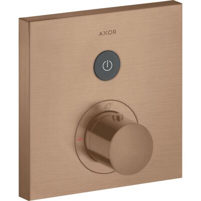 Hansgrohe Axor Starck Termostato de Ducha - Oro Rojo Cepillado - Cuadrado - Tipo de Ducha Hansgrohe Axor Starck Termostato de Ducha - Oro Rojo Cepillado - Cuadrado - Tipo de Ducha