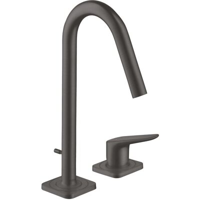 Hansgrohe Axor Citterio M Mezclador de lavabo 2 agujeros - Cromo negro cepillado Hansgrohe Axor Citterio M Mezclador de lavabo 2 agujeros - Cromo negro cepillado